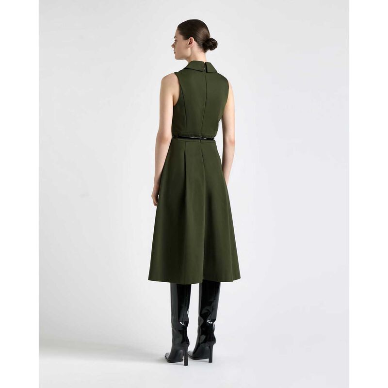 Cue Cotton Nylon Blazer Midi Dress image number 1